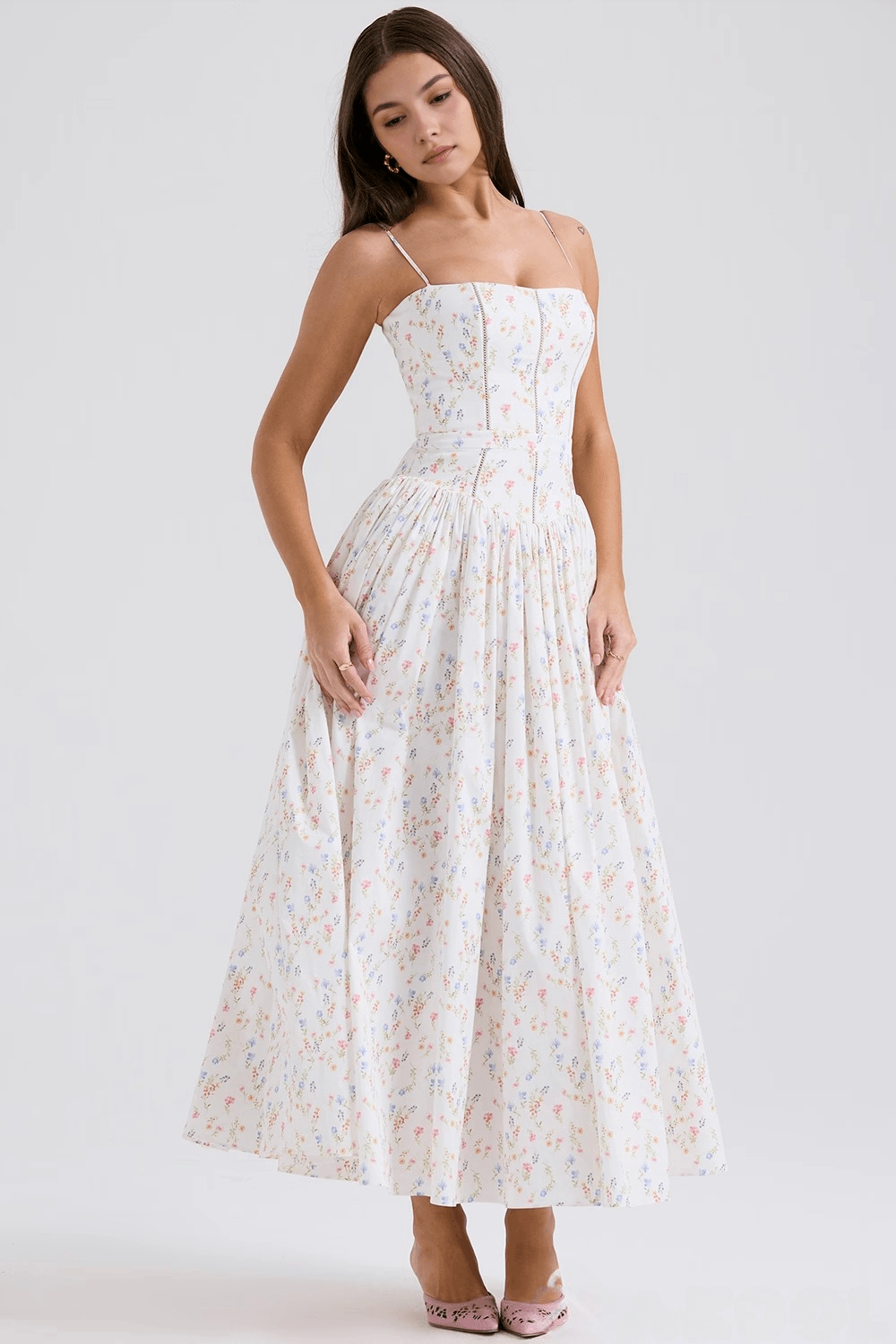 Blumen Maxikleid Boho