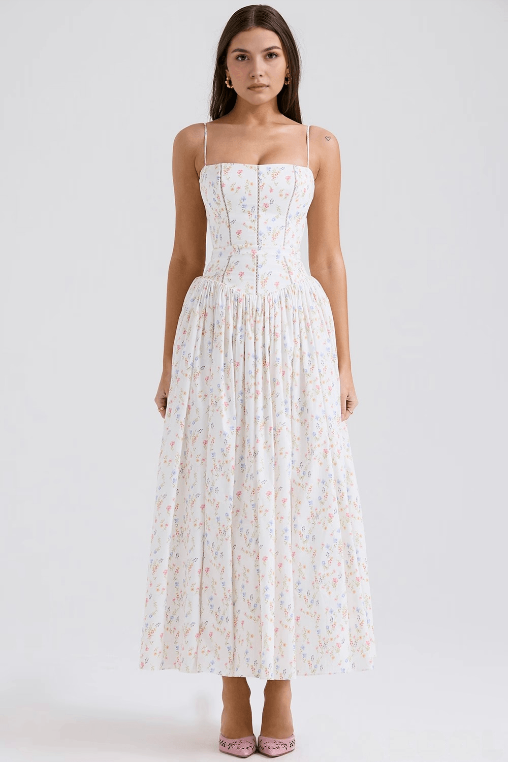 Blumen Maxikleid Boho